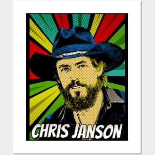 Chris Janson Country Pop Art Design // Fan Art Posters and Art